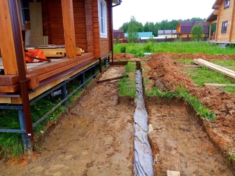 Дорожки из бетона на даче своими руками – земляные работы